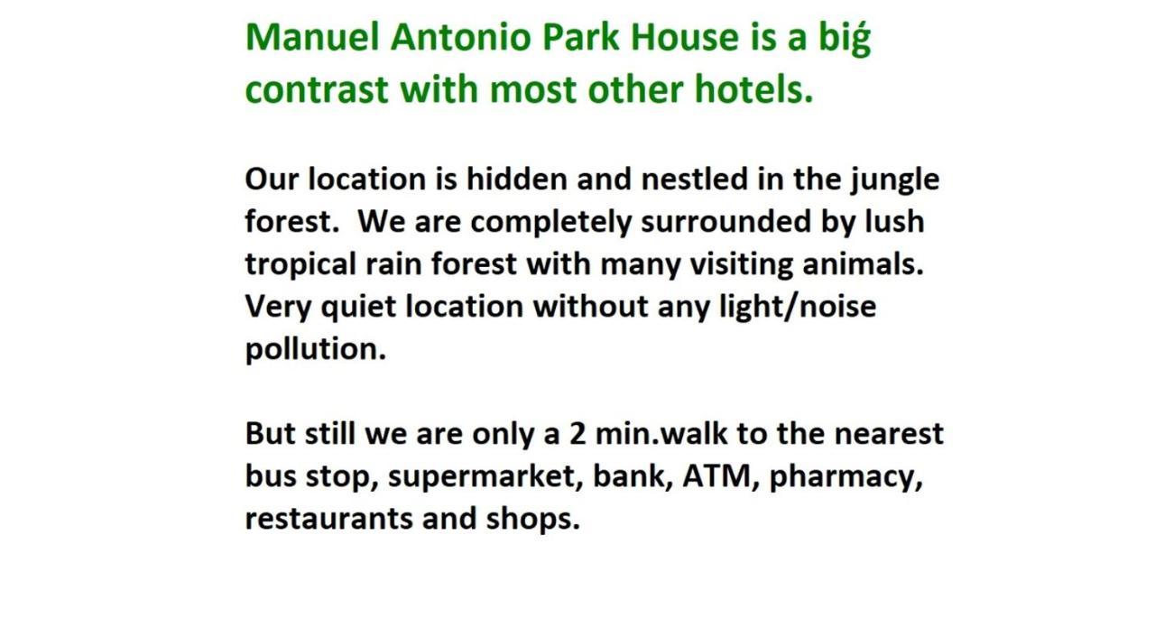Manuel Antonio Park House - Adults Only Hotel Esterno foto